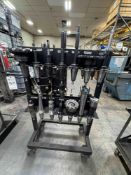 CART OF CAT50 TOOL HOLDERS