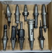 (10) CAT40 TOOL HOLDERS