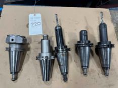 (5) CAT50 TOOL HOLDERS