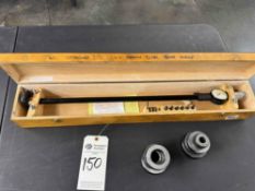 DIAL BORE GAUGE AND MITUTOYO SETTING RINGS