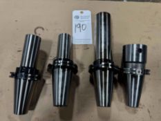 (4) CAT50 TOOL HOLDERS