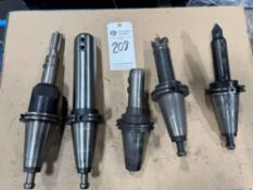 (5) CAT50 TOOL HOLDERS