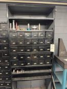 METAL DRAWER CABINET AND CONTENTS