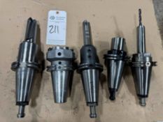 (5) CAT50 TOOL HOLDERS