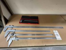 LOT OF VERNIER CALIPERS