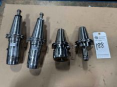 (4) CAT50 TOOL HOLDERS