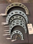 SET OF MITUTOYO DISK MICROMETERS