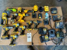 DEWALT CORDLESS TOOLS AND CHARGERS