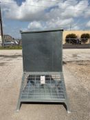 OMD STAND & FILL 600 LB CORN FEEDER W/ CAGE