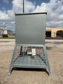 OMD STAND & FILL 600 LB CORN FEEDER W/ CAGE