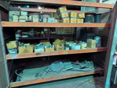 PALLET RACKING WITH ELECTRICAL CONTENTS, SEE ALL PICTURES