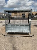 OMD STAND & FILL 600 LB CORN FEEDER W/ CAGE