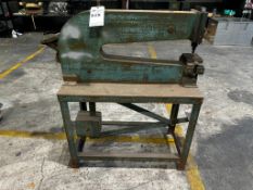 WHITNEY-JENSEN MANUAL FOOT-OPERATED METAL HOLE PUNCH