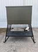 OMD STAND & FILL 600 LB CORN FEEDER W/ CAGE