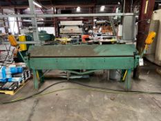 CHICAGO DREIS & KRUMP 816 8' X 16 GAUGE MANUAL SHEET METAL BENDING BRAKE