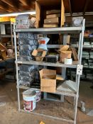 ASSORTED SHELVING AND ALL CONTENTS