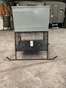 OMD STAND & FILL 600 LB CORN FEEDER W/ CAGE