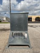 OMD STAND & FILL 600 LB CORN FEEDER W/ CAGE