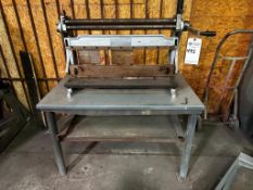 CENTRAL MACHINERY SHEET METAL BRAKE – MODEL 5907