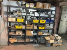 CONTENTS OF RIGHT SIDE OF MEZZANINE, HARDWARE, MRO, SEE ALL PHOTOS