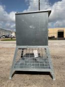 OMD STAND & FILL 600 LB CORN FEEDER W/ CAGE