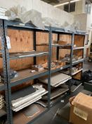 3 SECTION SHOP RACK, ALL CONTENTS INCLUDED