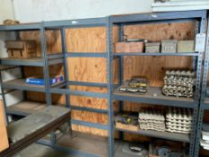 3 SECTION SHOP RACK, ALL CONTENTS INCLUDED