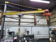 1 TON GORBEL CRANE WITH 1 TON PRO WINCH ELECTRIC WINCH