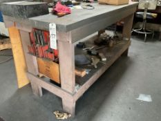 (5) WORK BENCHES, CONTENTS NOT INCLUDED