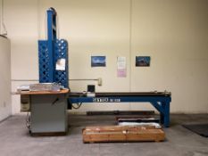 LARGE BALL SCREW THREAD TESTING AND MEASURING MACHINE. CUSTOM BUILT. ALL EXTRA SCREW THREAD MATERIAL