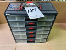 ENDMILLS, AND BITS, 6 DRAWER TOOLING CABINET, ALL CONTENTS INCLUDED