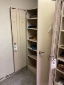 (2) OFFICE STORAGE CABINETS, ITEMS NOT INCLUDED