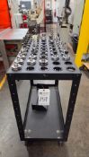 CAT 40 TOOL CART WITH CAT 40 TOOLING
