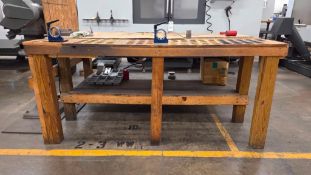 WOODEN WORK BENCH