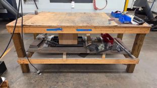 WOODEN WORK BENCH
