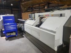 1994 CITIZEN CINCOM E32 CNC SWISS SCREW MACHINE, CABINET OF TOOLING, LNS HYDROBAR