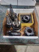 CAT 40 SHELL MILL / FACE MILL TOOL HOLDERS WITH MILLING HEADS