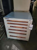 STANLEY VIDMAR 6 DRAWER TOOL CABINET, WITH CONTENTS