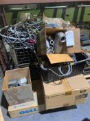 ASSORTED ELECTRICAL COVERS AND ELECTRICAL SUPPLIES