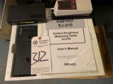 MITUTOYO SJ 210 ROUGHNESS TESTER