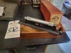 STARRETT 98Z-12 GROUND AND GRADUATED VIAL LEVEL