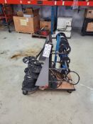 WIRE CART FILLED WITH ASSORTED WIRE