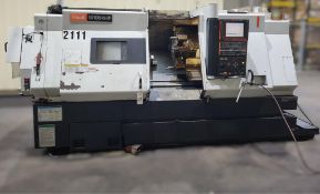 2008 MAZAK QTN-450M II LIVE TOOL CNC LATHE, REAR CHUCK