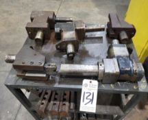 MAZAK QTN-450 LIVE AND STATIC TOOL HOLDERS, CHUCK JAWS