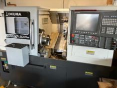 2019 OKUMA GENOS L3000-E CNC LATHE