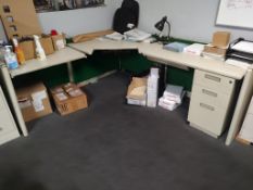 (3) L-SHAPED OFFICE DESK