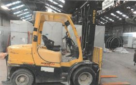 2020 HYSTER H80FT FORKLIFT - 8,000 LB CAPACITY, SIDE SHIFT