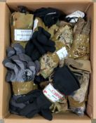 35x British Forces unpaired gloves - mixed styles - mixed sizes