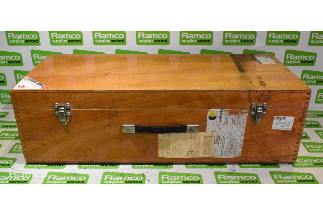 Vernon Morris 202D stand pipe field mounting rate totaliser unit with wooden case - Image 10 of 10