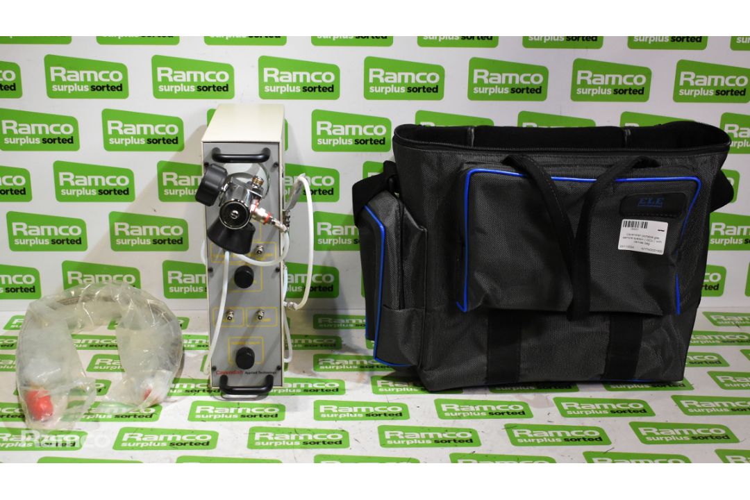 Cavendish portable gas sample system (GCU) with canvas bag - Image 1 of 7